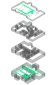 Exploded Axonometric HVAC 3D plan