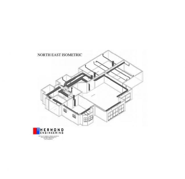 HVAC system design 3D view