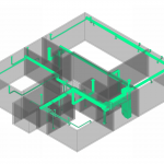 Basement HVAC 3D plan
