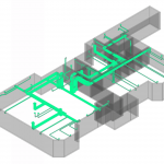 Basement HVAC 3D Plan