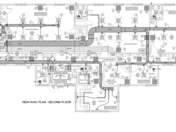 HVAc plan second floor