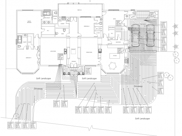 Snow melting plan for ground floor